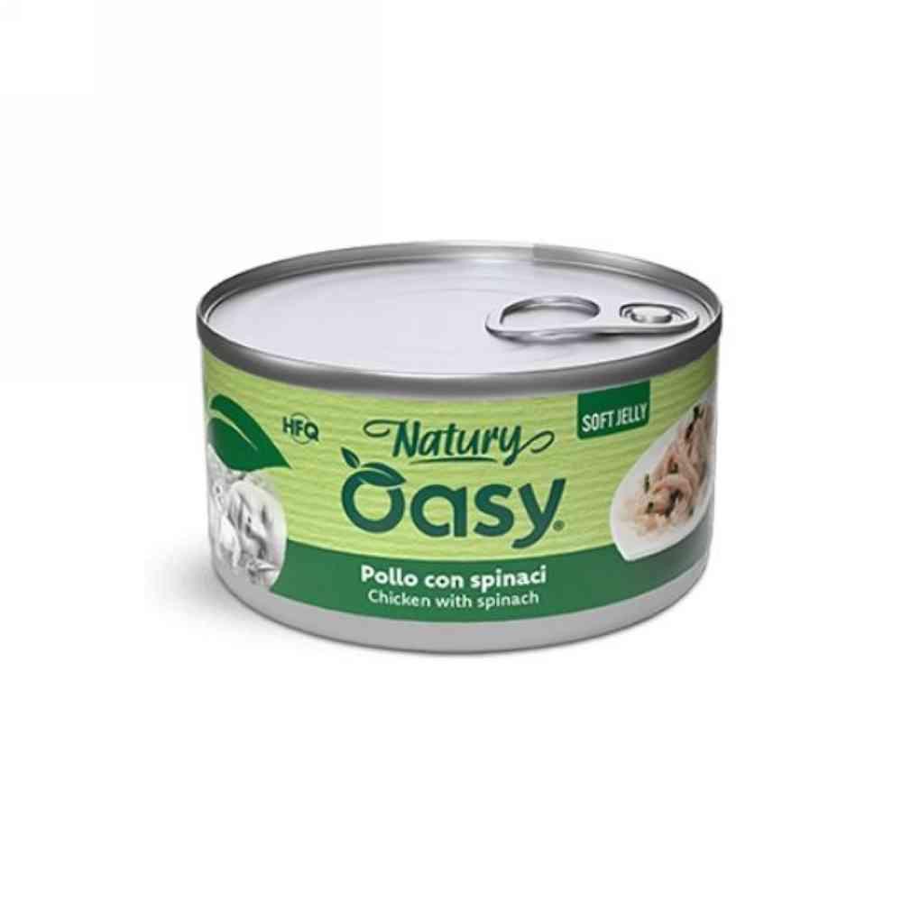 Cibo umido Gatti Adulti Wet Natury Pollo Con Spianci Soft Jelly gr. 150