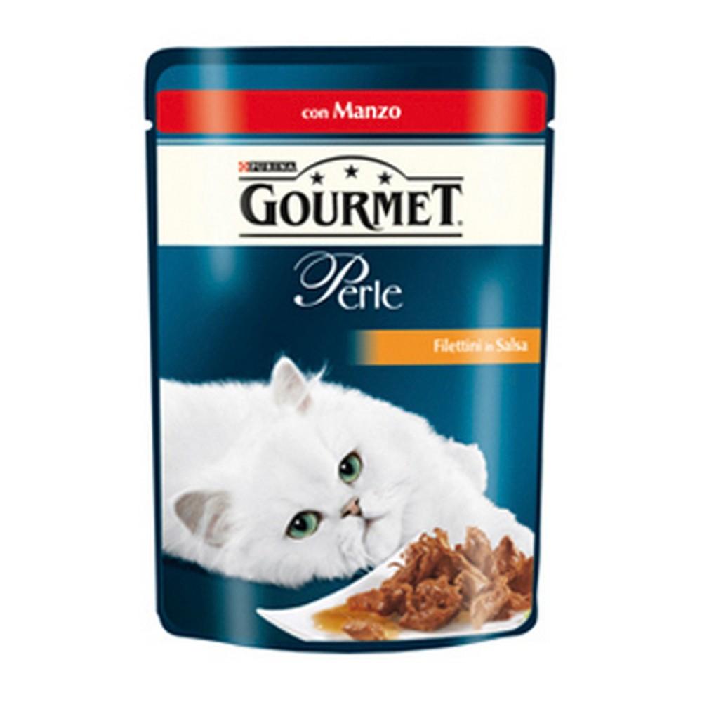 Gourmet perle filettini con manzo in salsa umido gatto gr. 85