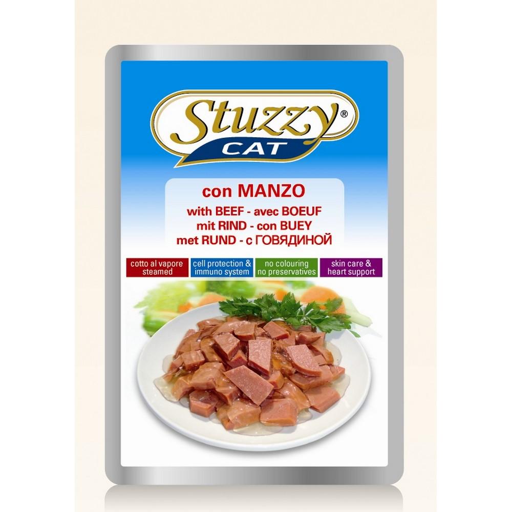 Stuzzy cat con manzo gr. 100 Stuzzy Cat