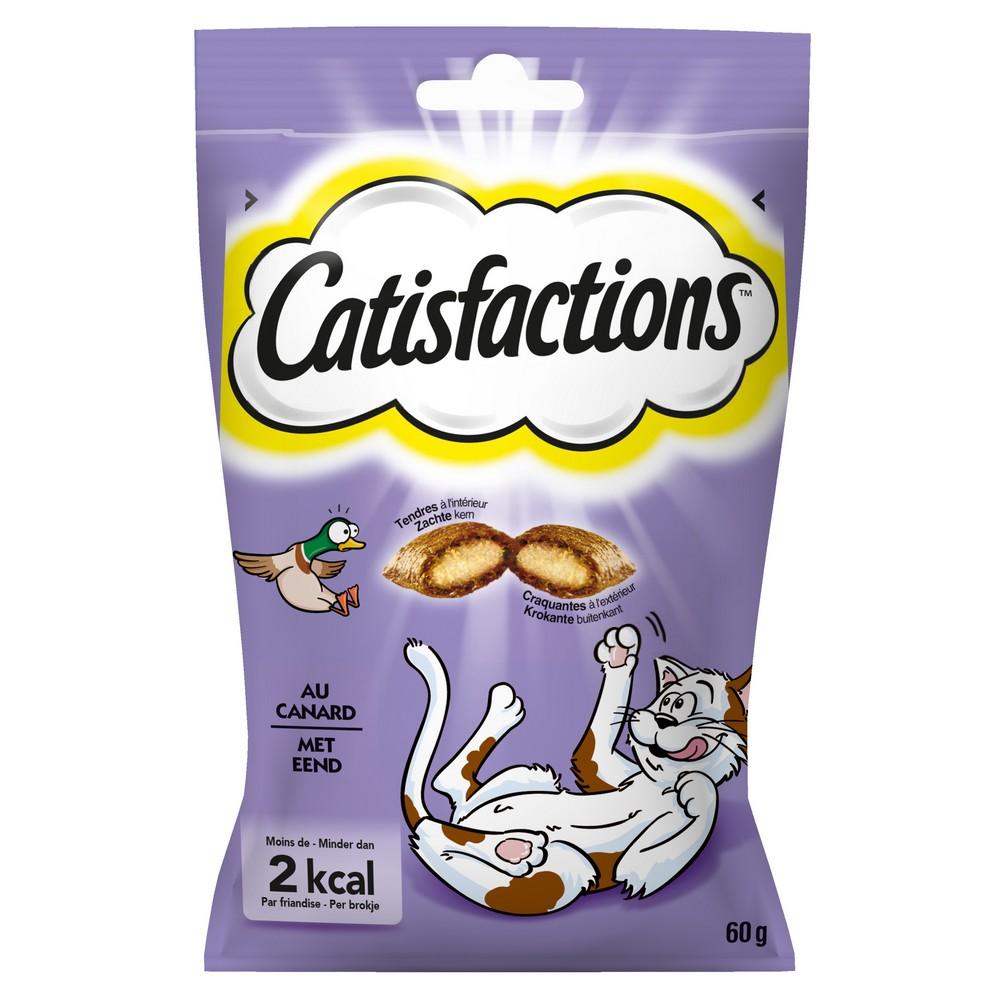 Snack per gatto catisfaction all'anatra gr. 60