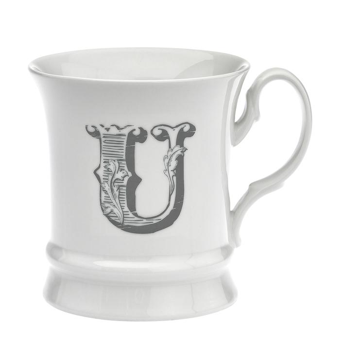Letter mug u