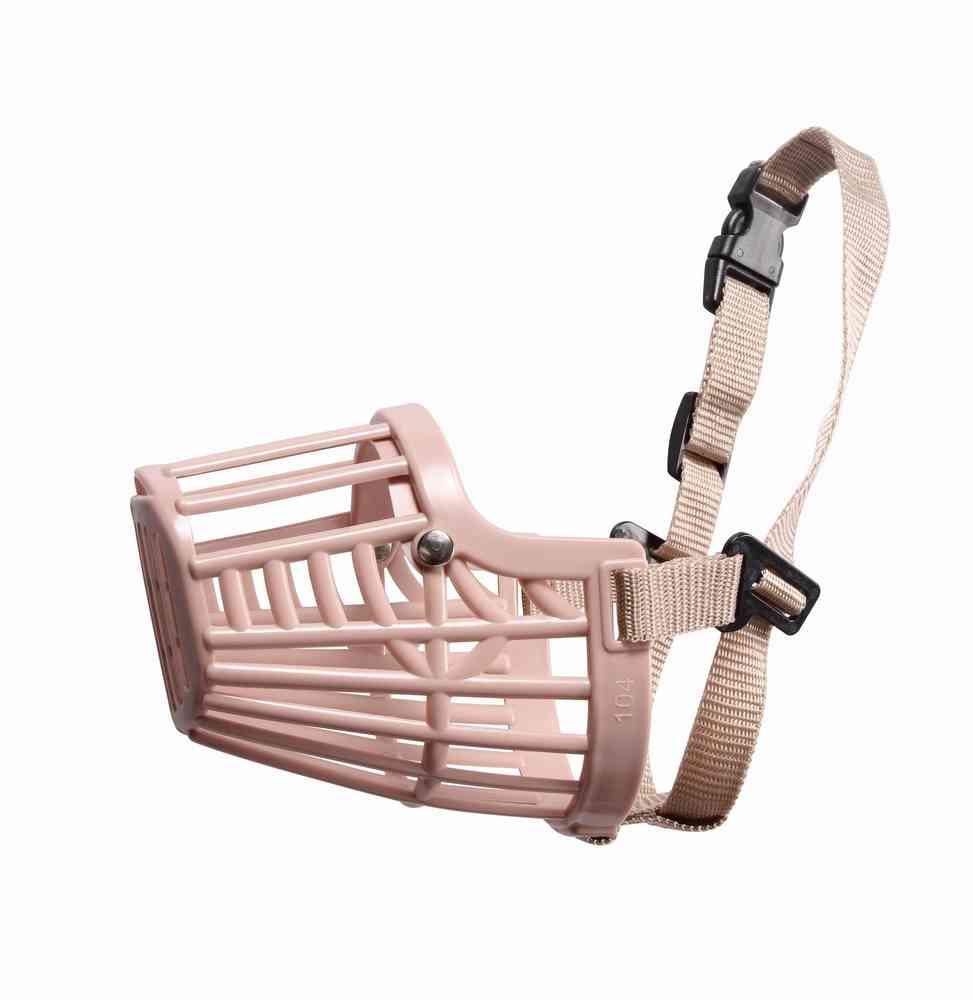 Museruola plastica beige