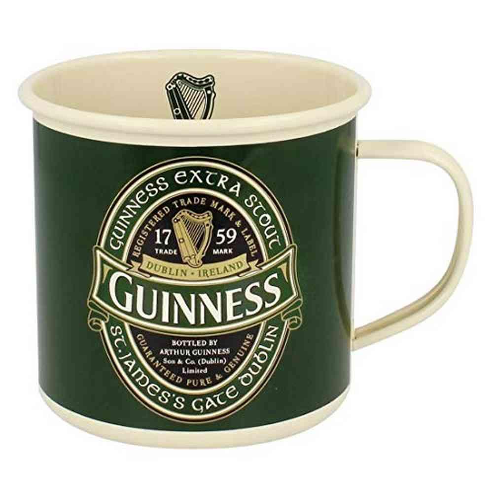 Tazza smaltata irish verde