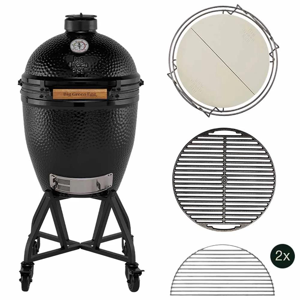 Kamado Onyx Large Master Set Barbecue in ceramica completo