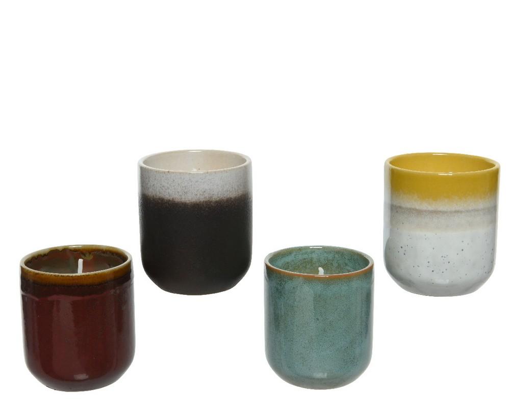 Citronella candle wax glazed