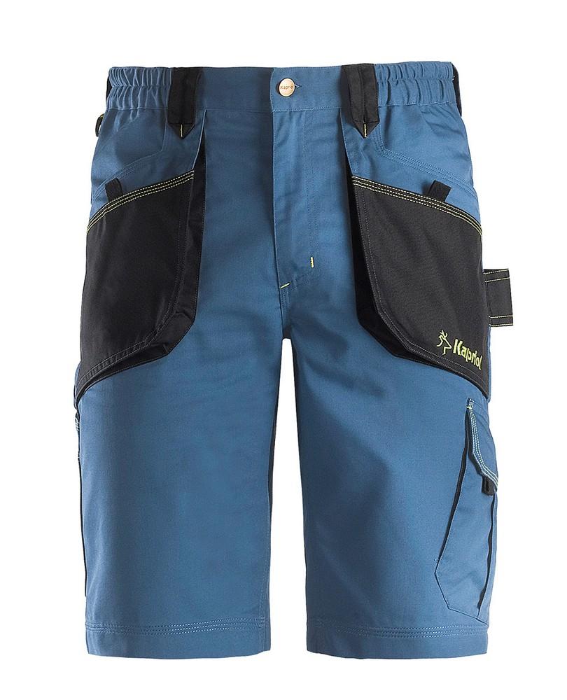 Pantalone corto slick avio