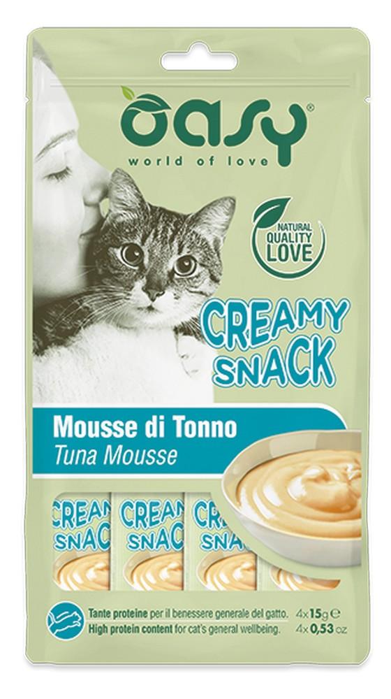 Oasy creamy snack mousse tonno 4x15 gr.