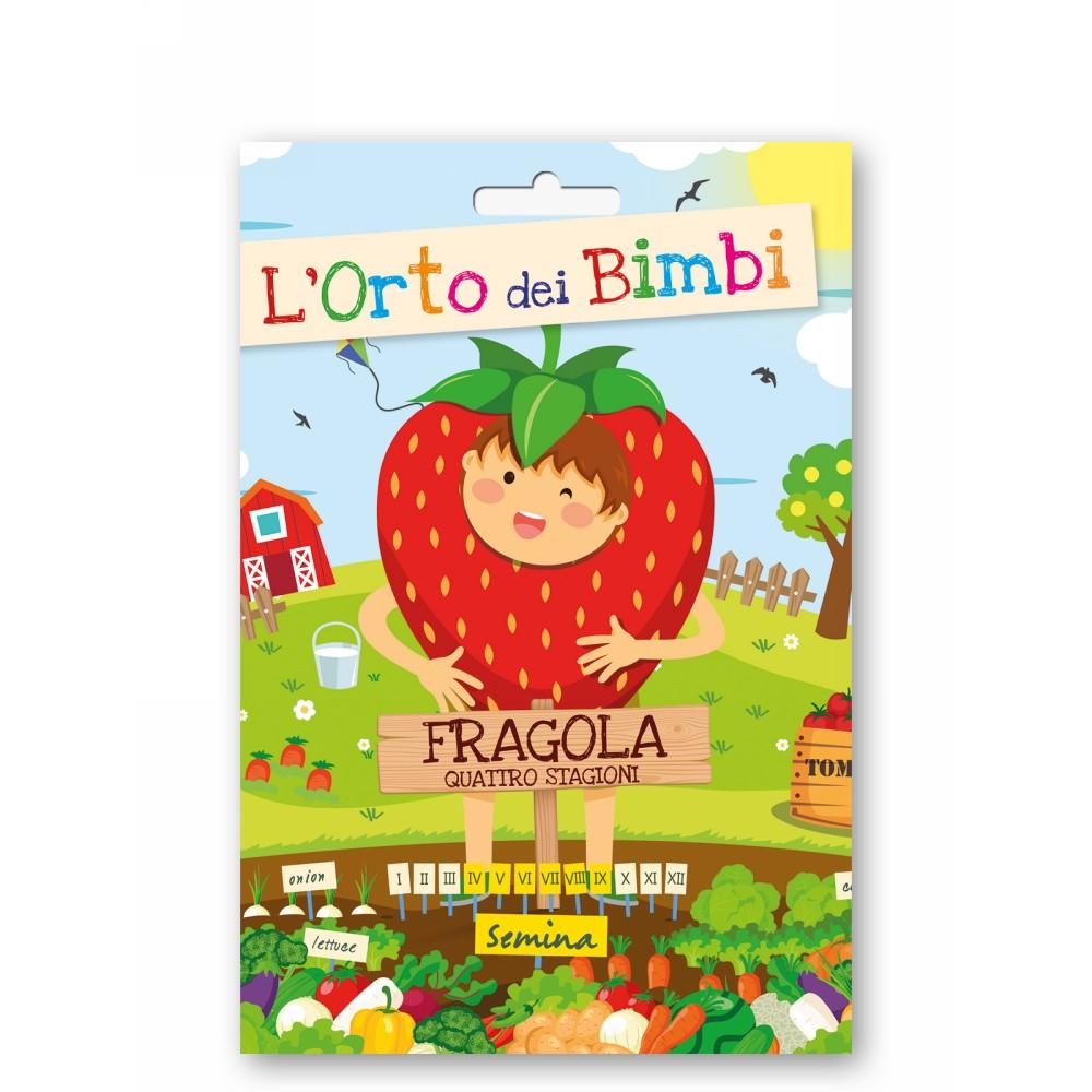 L'orto dei bimbi fragola 4 stagioni