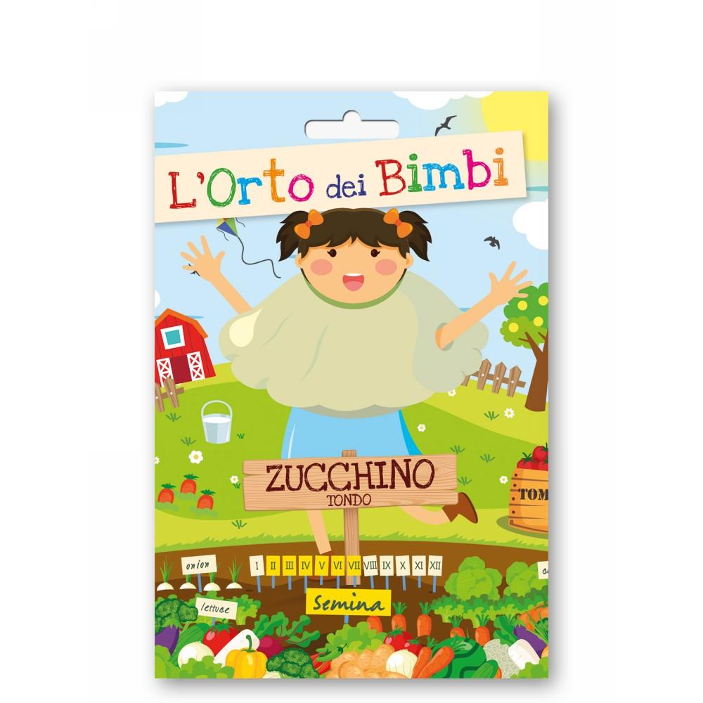L'orto dei bimbi zucchino tondo
