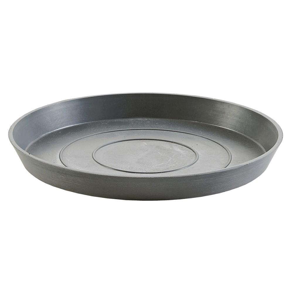 Sottovaso tondo grey 25cm