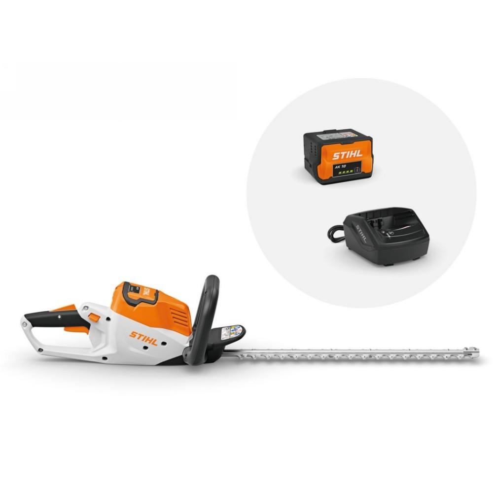 Tagliasiepi hsa 50 con batteria AK10 e caricabatteria AL101