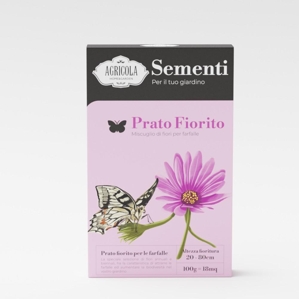Seme Prato fiorito farfalle agricola