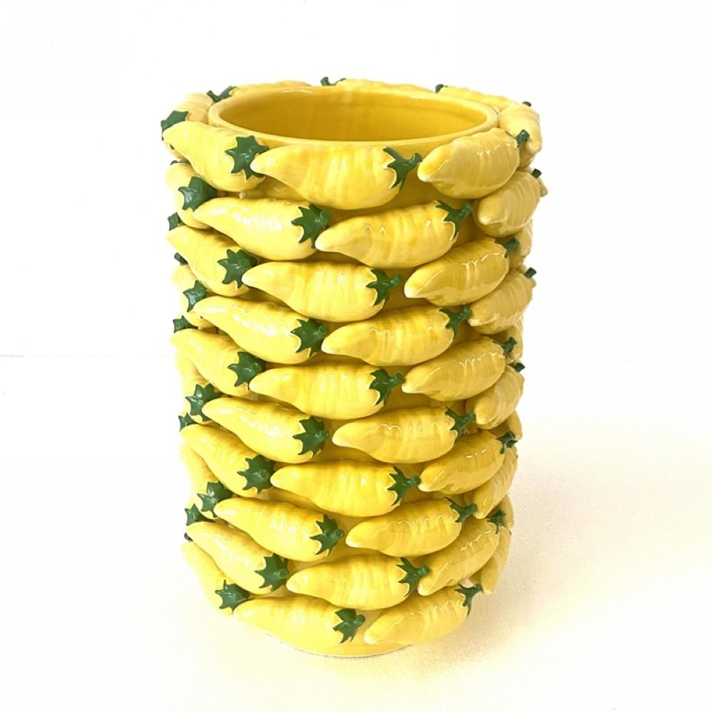 Vaso peperoncini ceramica