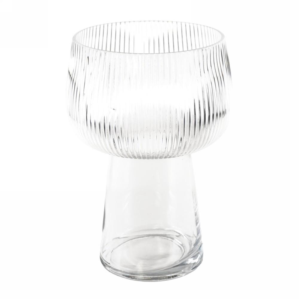 Vaso trasparente vetro