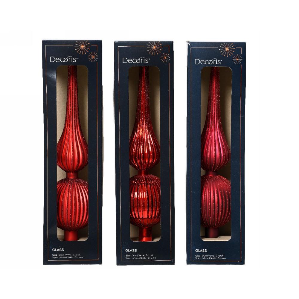 Treetopper glass matt 3c red