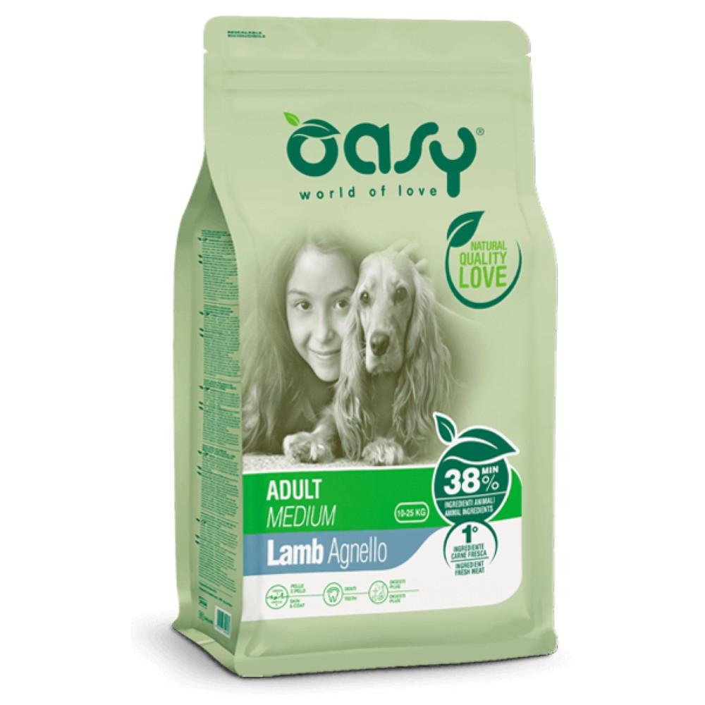 Oasy dry dog ad medium agnello