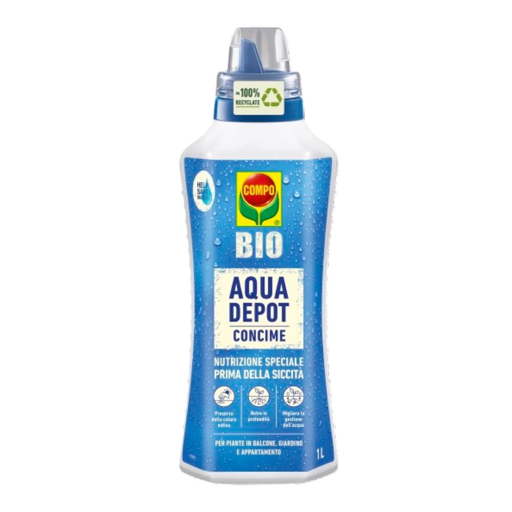 Bio Aqua Depot Concime Liquido 1 Litro per Piante Fiorite