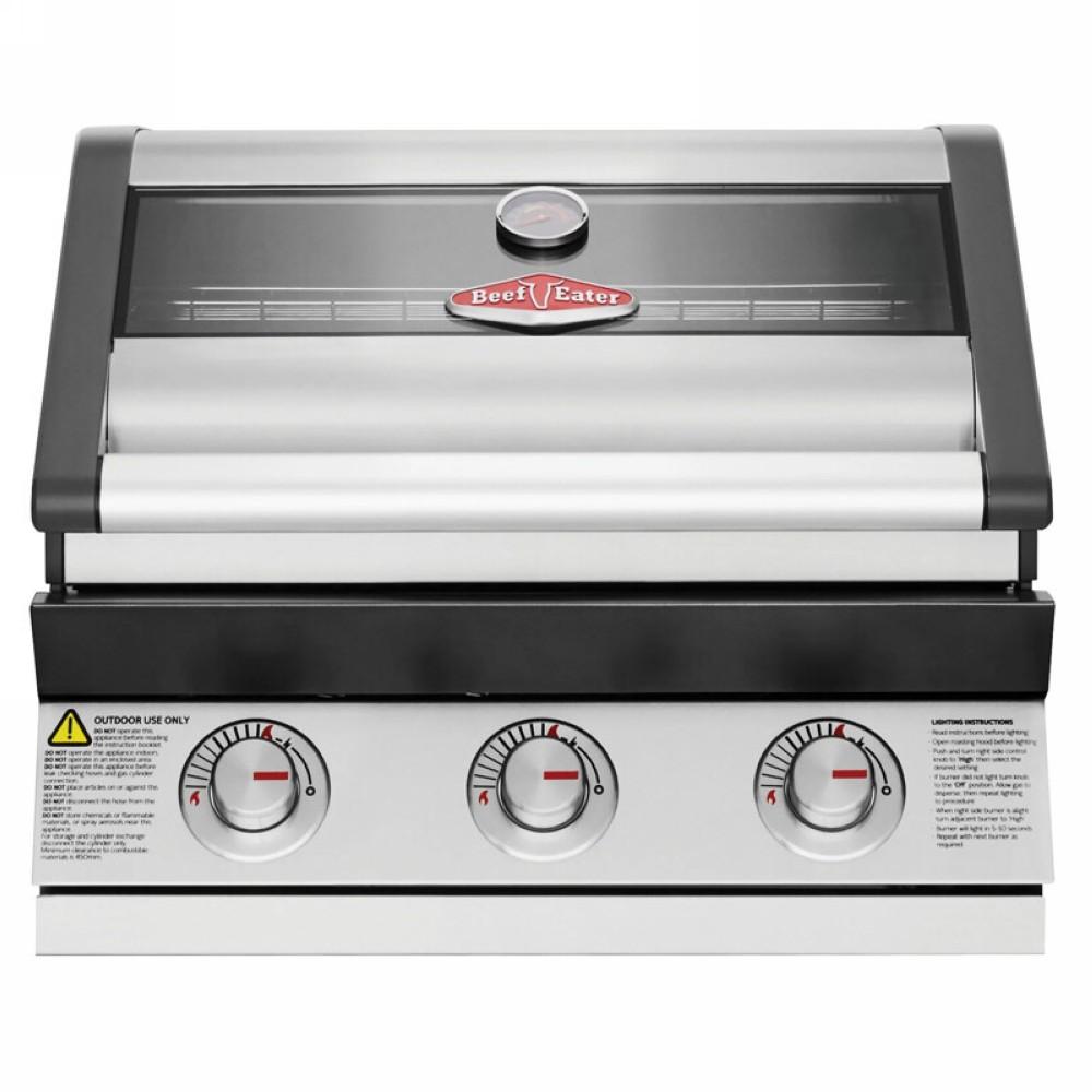 Barbecue a gas S1600 Inox da incasso 3 fuochi BEEFEATER
