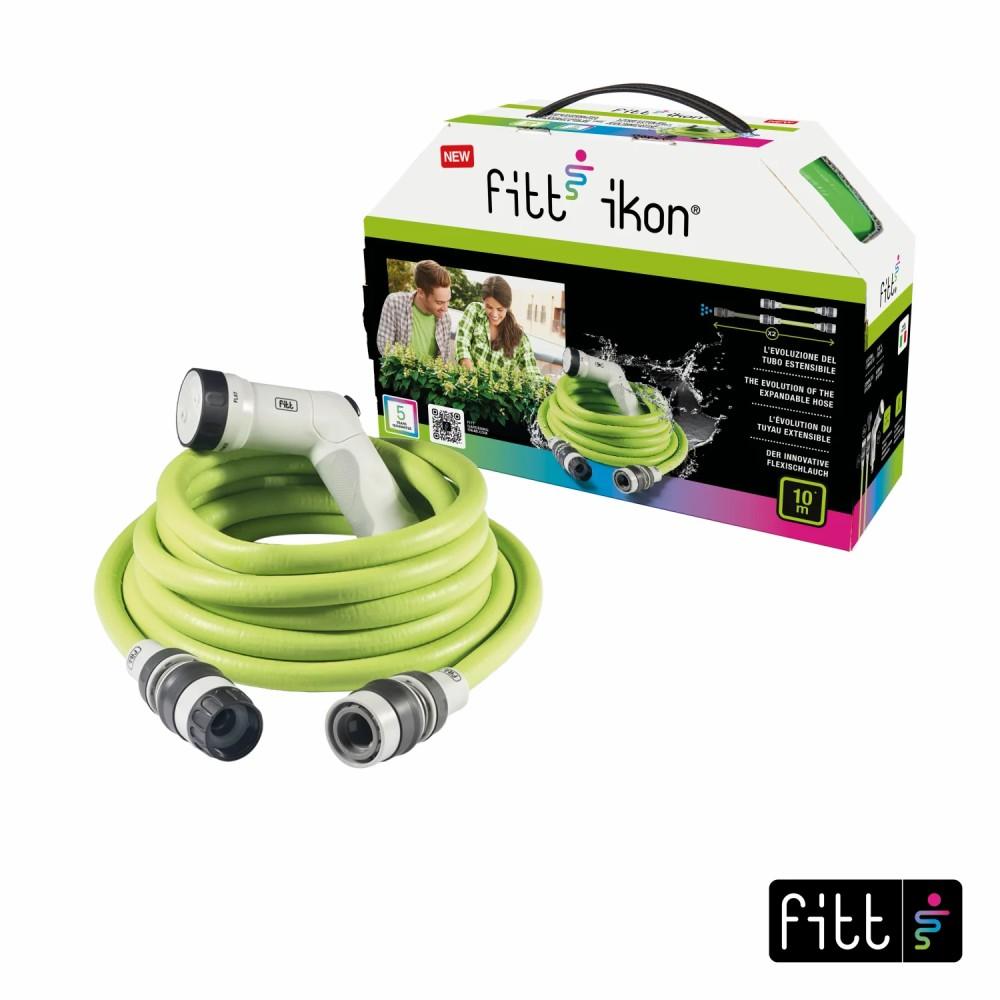 Tubo da Giardino Estensibile 10 m x Ø10 mm Colore Lime