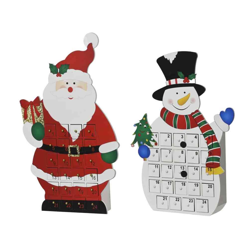 Calendario dell'Avvento in MDF