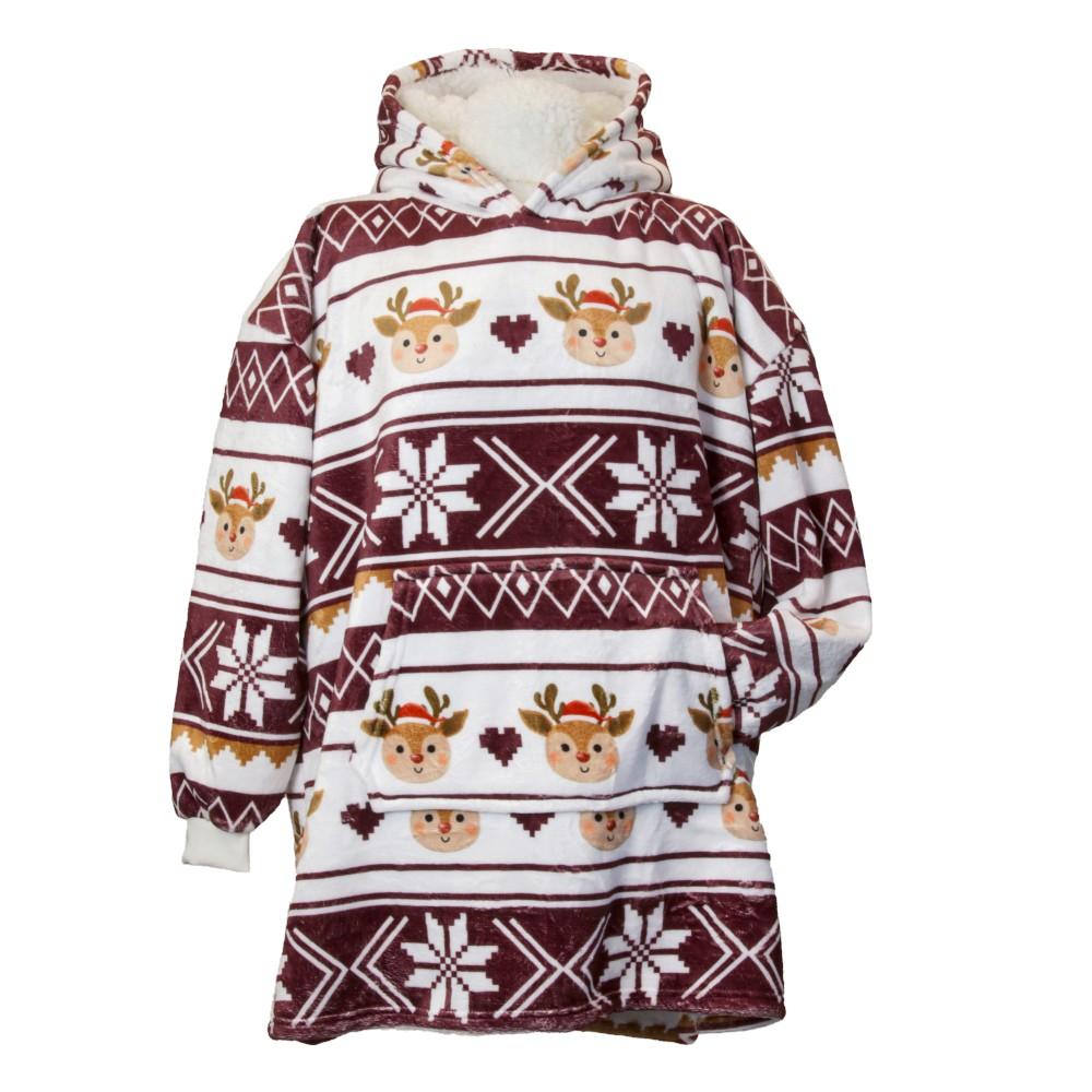 Oversized xmas hoodie des 10
