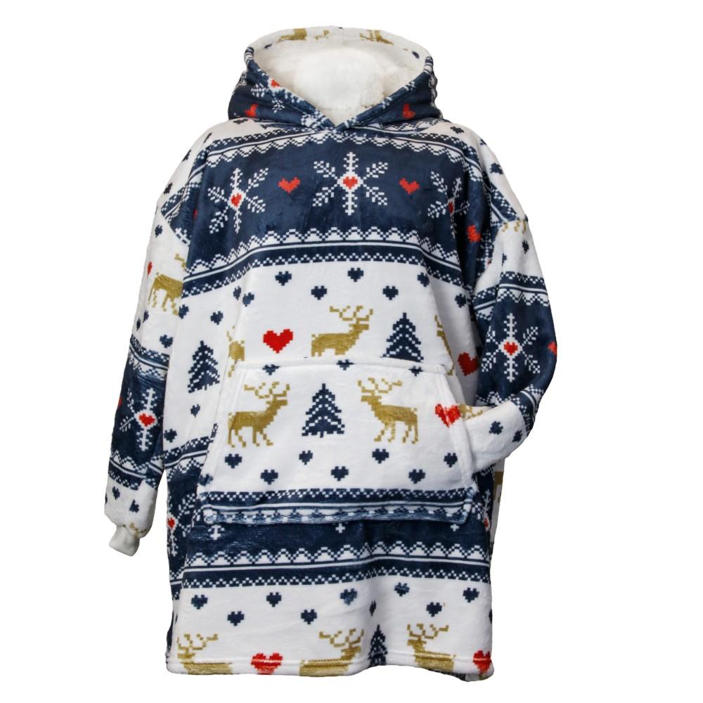 Oversized xmas hoodie des 11