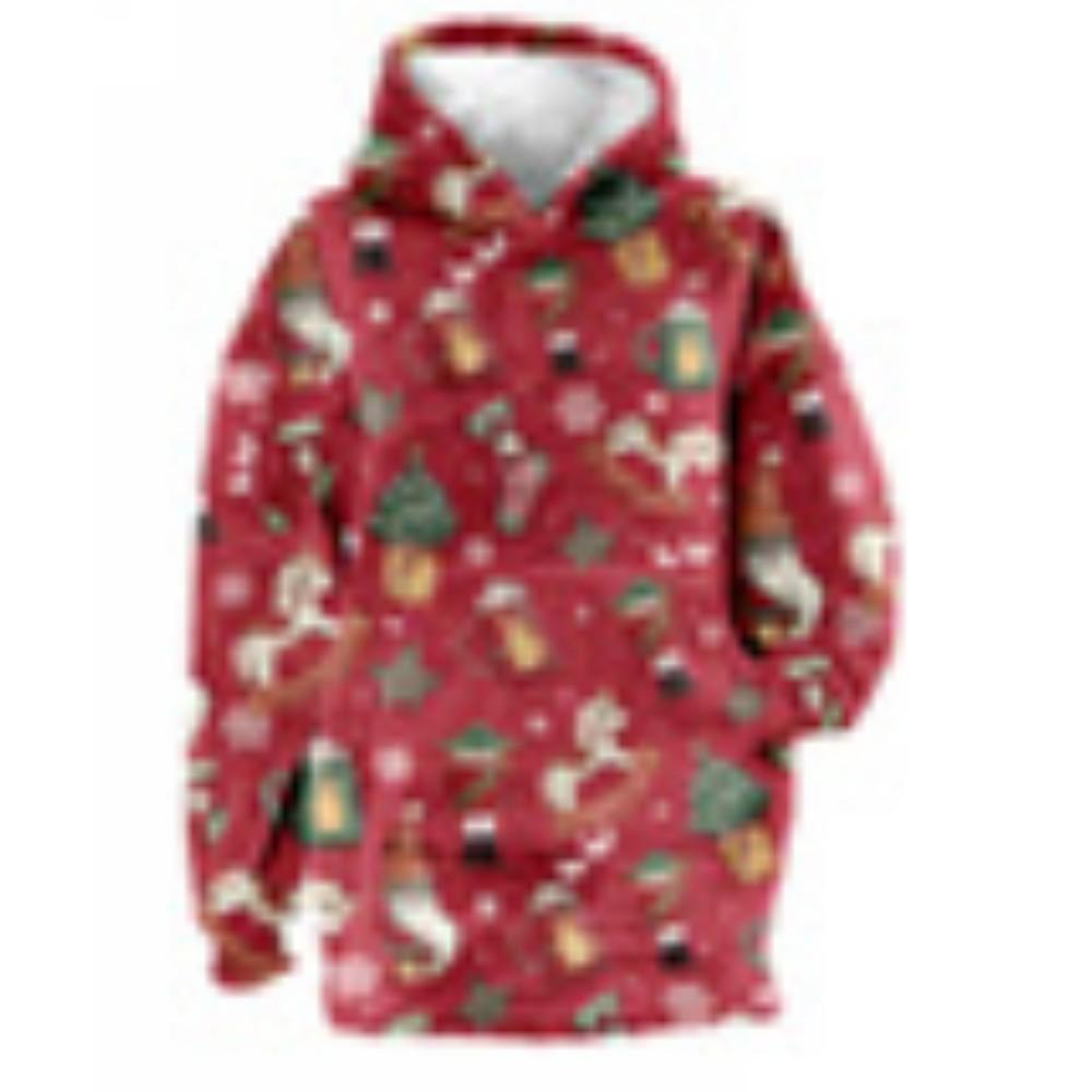Oversized xmas hoodie des 13