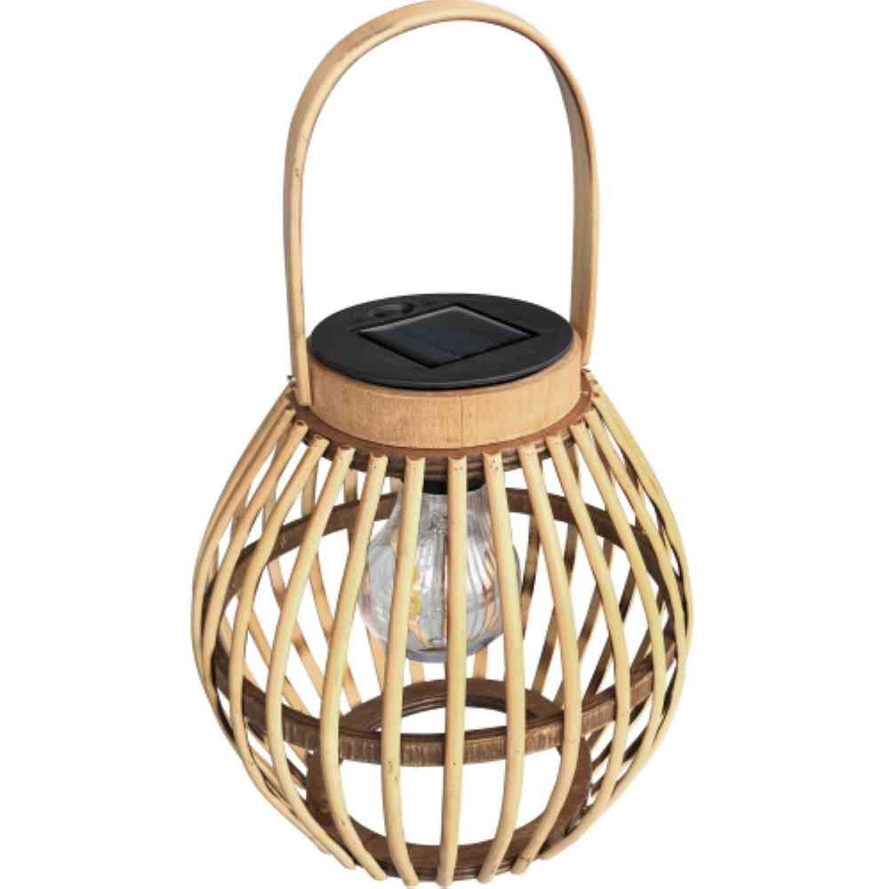 Lanterna Solare in Bambù