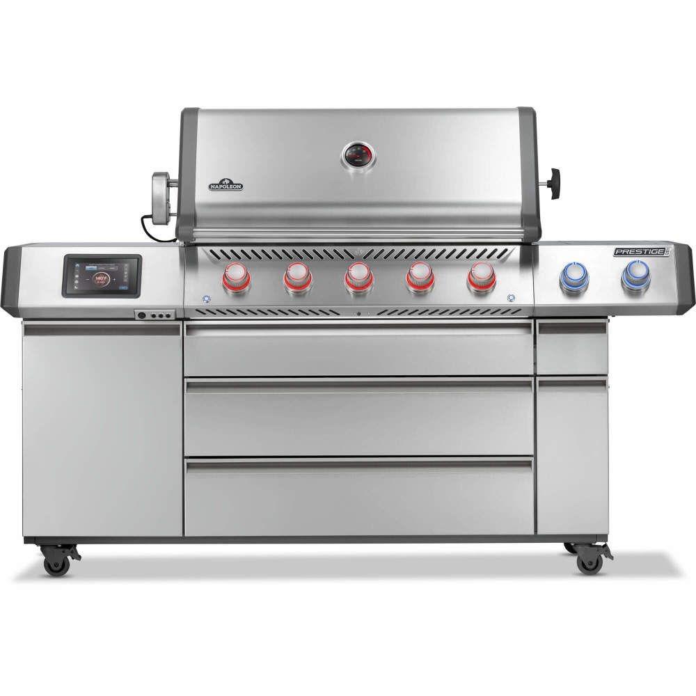 Prestige PRO 665 Elite Barbecue a gas con tecnologia intelligente e box per affumicatore elettrico