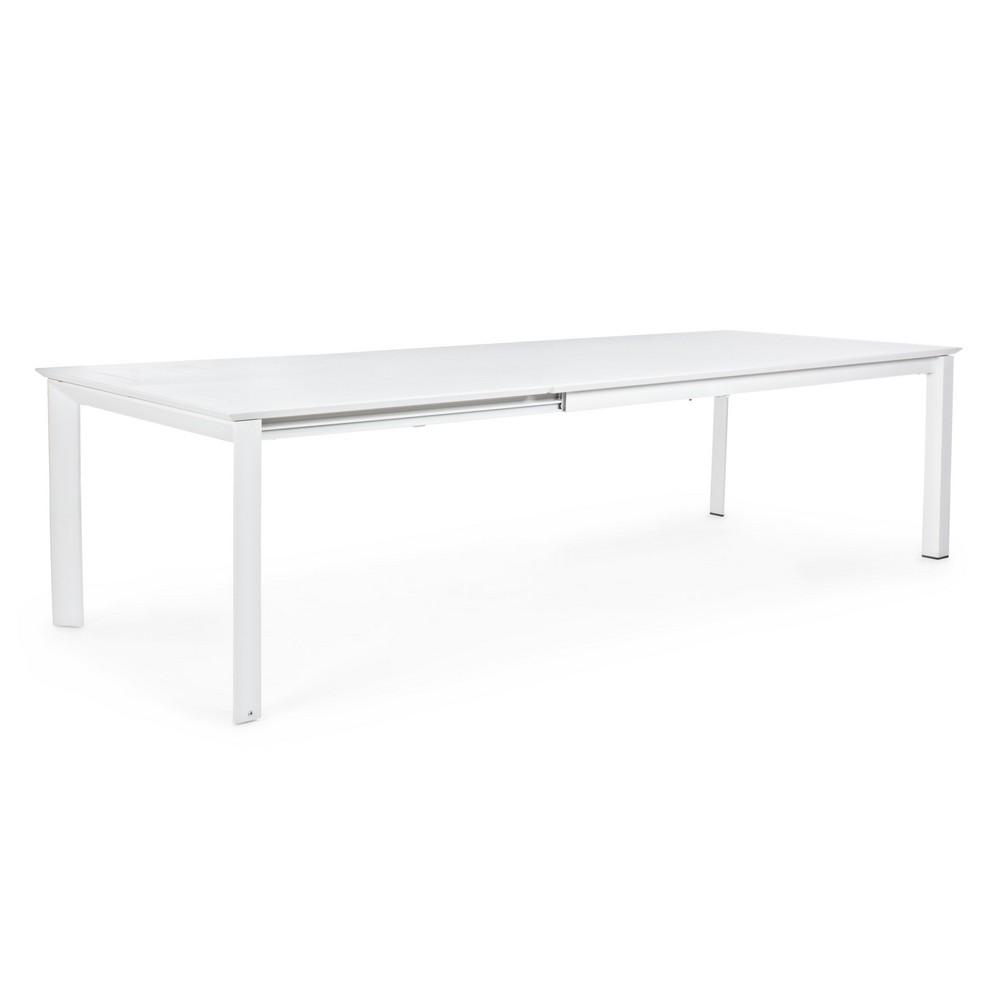 Tavolo allungabile konnor bianco 200 300 cm
