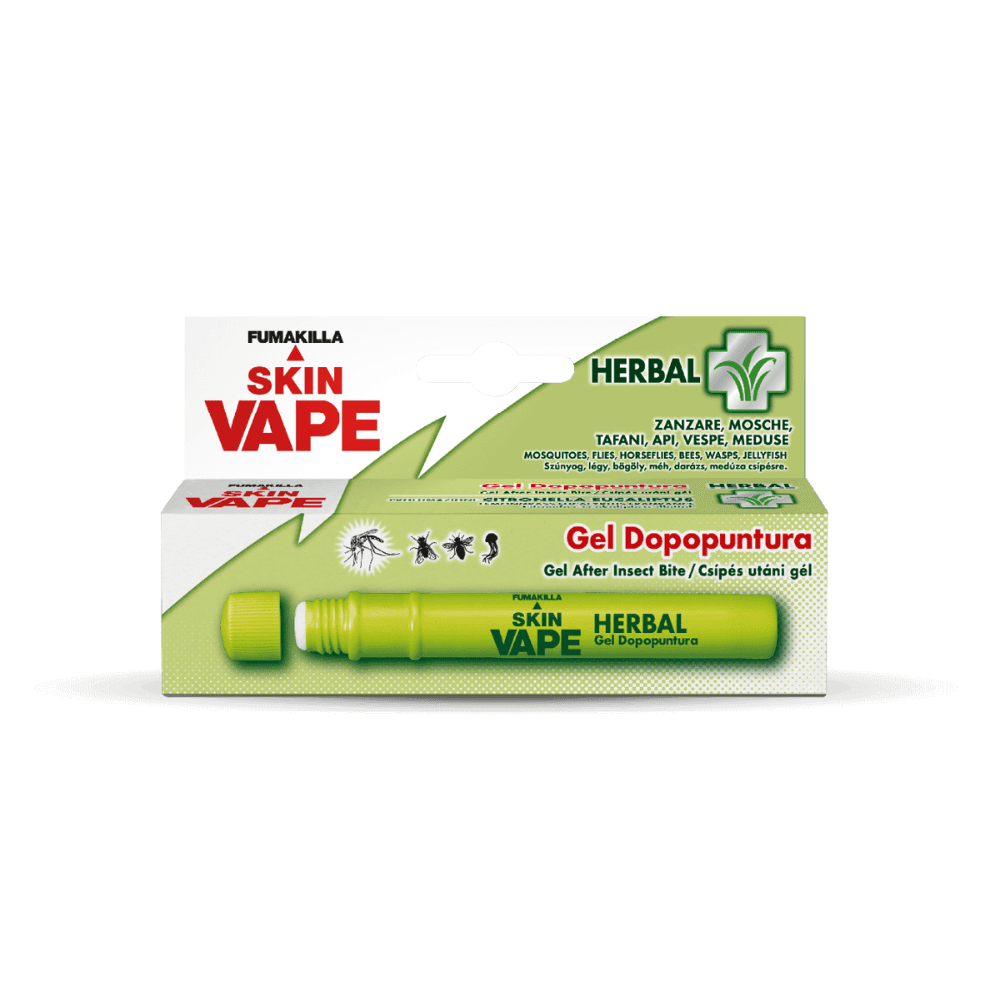 Skin Vape Herbal Penna gel dopopuntura zanzare e altri insetti