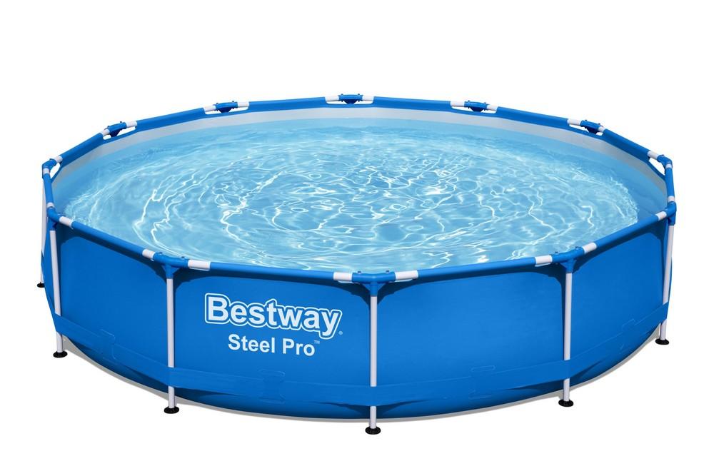Steel Pro 56681 Ø 366 x 76 cm - Piscina fuori terra BESTWAY