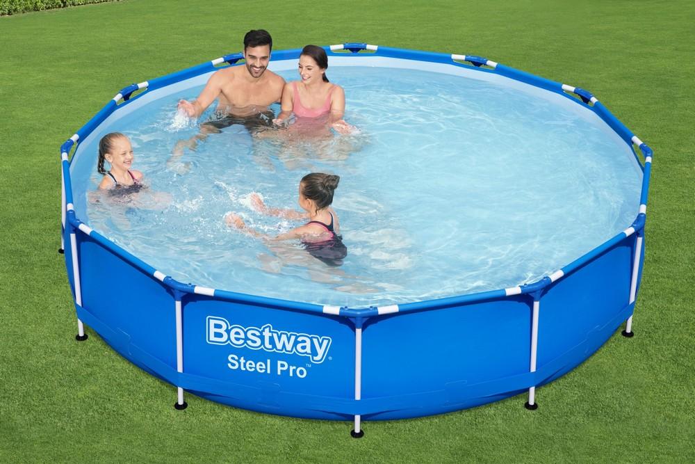Steel Pro 56681 Ø 366 x 76 cm - Piscina fuori terra BESTWAY