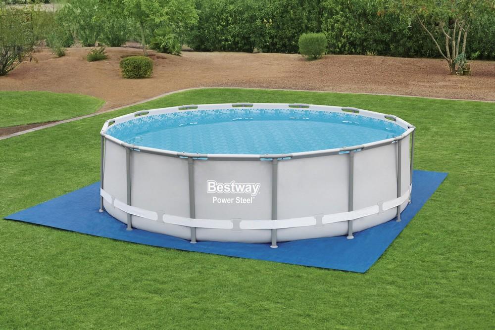 Tappetino base per piscine fuori terra fino a Ø 457cm BESTWAY