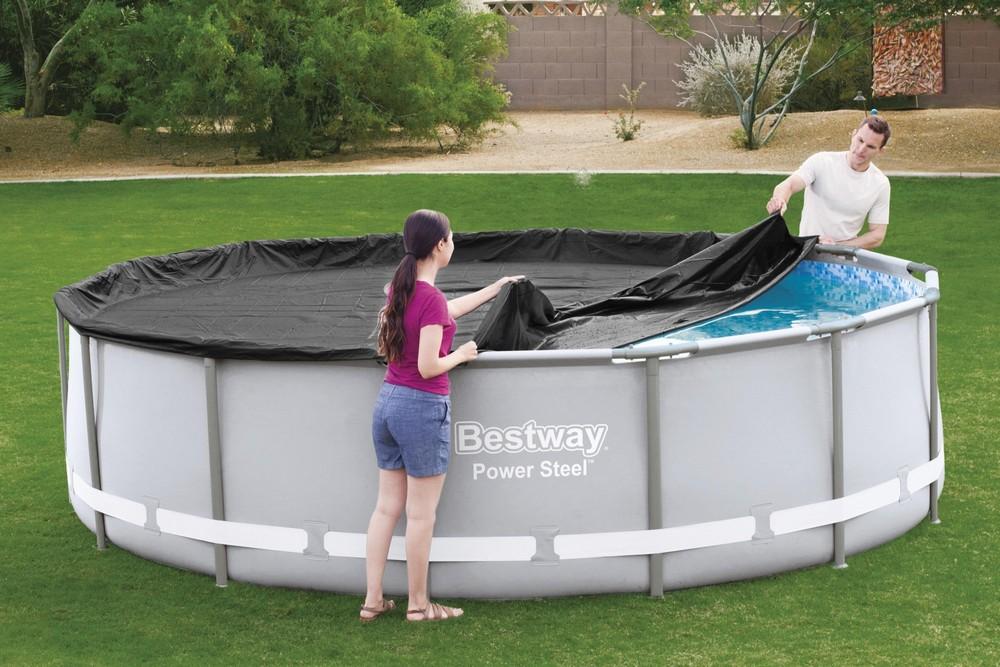 Telo copertura per piscina fuori terra Ø 427 cm BESTWAY