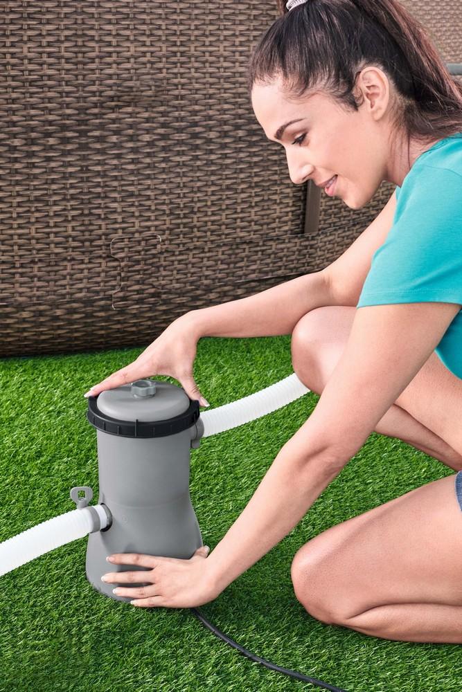 Pompa filtro per piscina a cartuccia tipo II 3.028 L/h BESTWAY