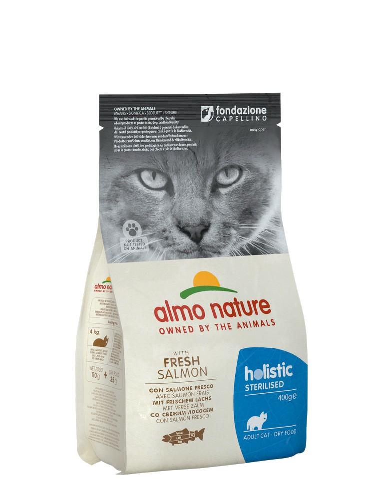 Almo nature sterilised salmone e riso gr. 400