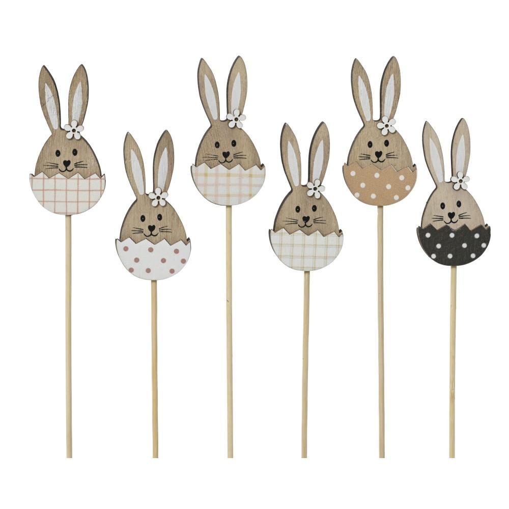 Uovo in Compensato Decorativo per Pasqua