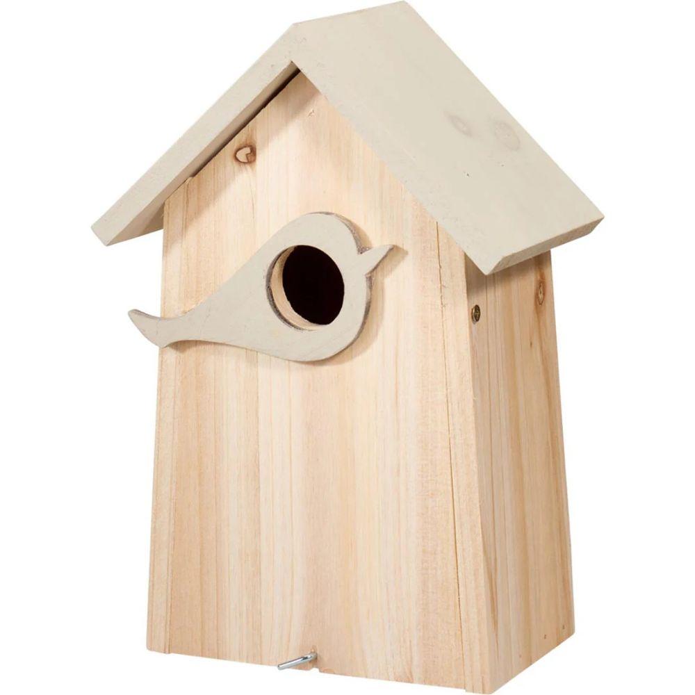 Casetta per uccelli in legno Struttura ventilata e accogliente per uccelli di piccole dimensioni