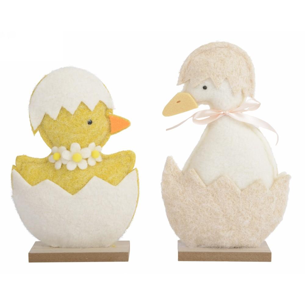 Chicken felt Decorazione Pasquale per la Tavola