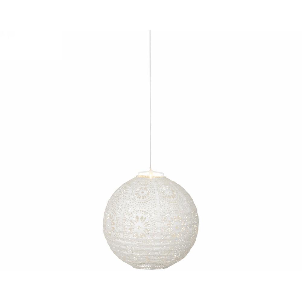Lanterna Solare a Led Ø25cm Bianca