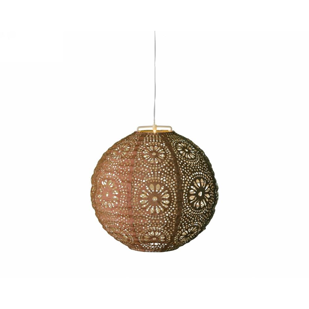 Lanterna Solare a Led Ø25cm Arancione