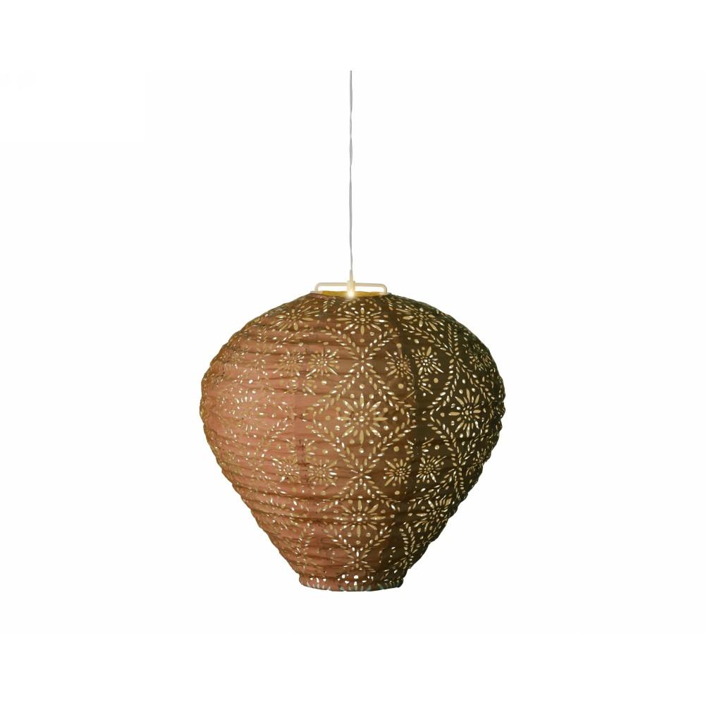 Lanterna Solare a Led Ø30cm Arancione
