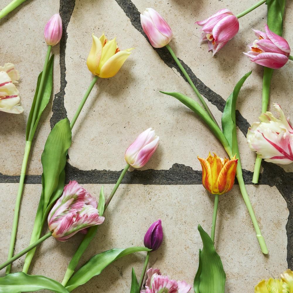 Tulipani Rosa Artificiali per Decorazioni Pasquali Pasqua By Agricola