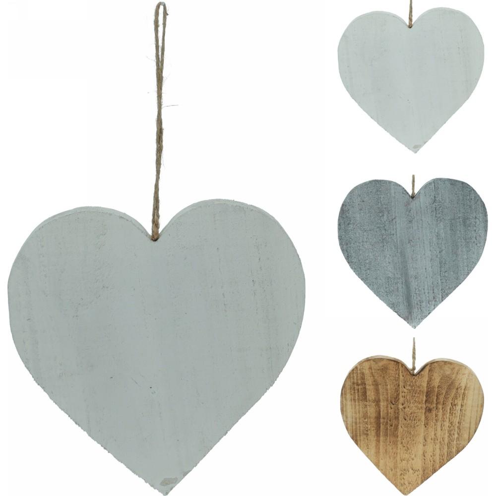 Pendente Cuore 20cm 3 Ass