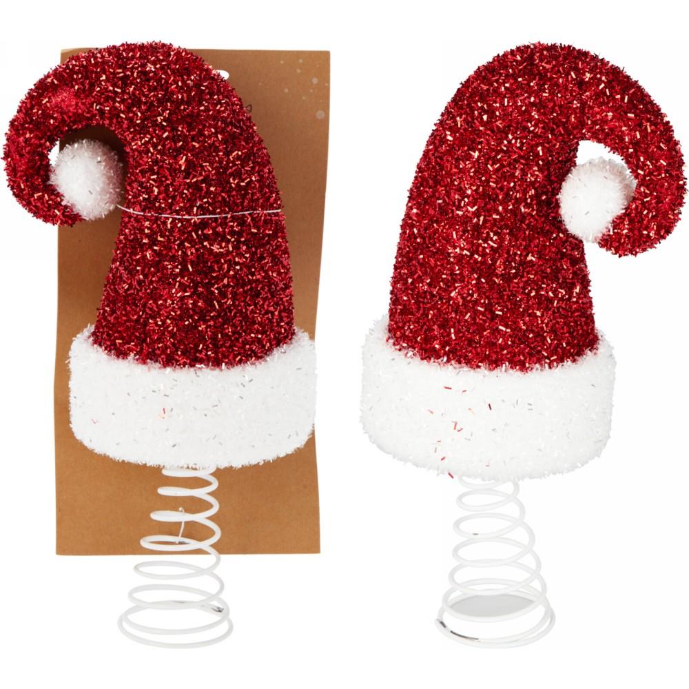 Puntale Albero a Cappello 11x29cm