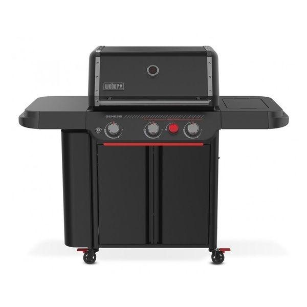 Barbecue a Gas Genesis E 330WR Stealth Edition con 3 Bruciatori e Griglia in Ghisa