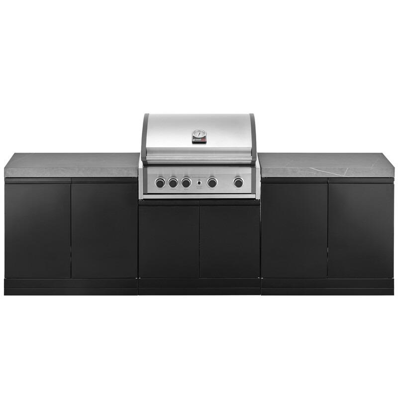 Cucina da esterno G262PE43NN con Barbecue a Gas e Piani in Pietra