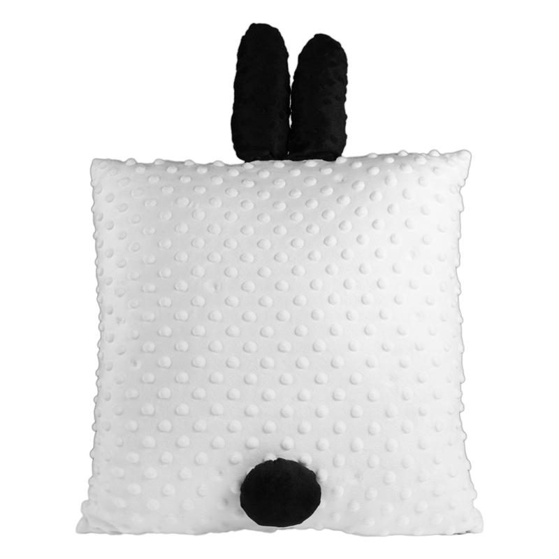 Cuscino Decorativo Pasquale a Forma di Coniglio Bianco