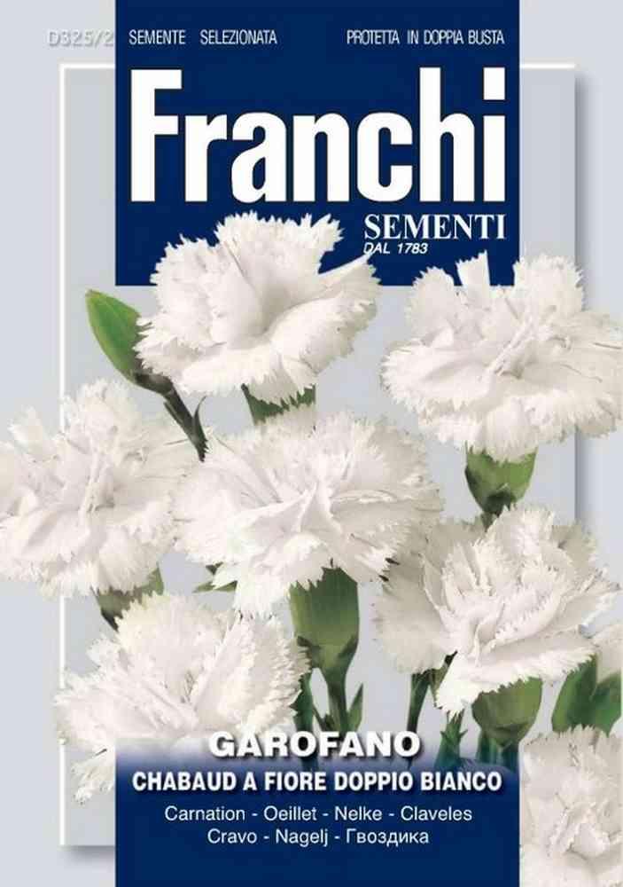 Garofano Chabaud doppio fiore busta db semi Franchi Sementi